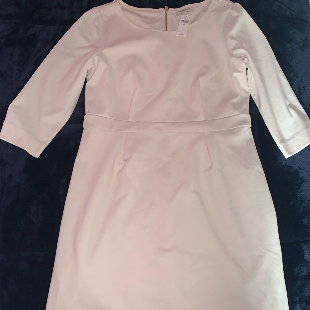 White Banana Republic dress